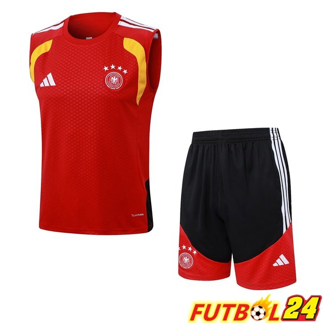 Chalecos De Futbol Alemania + Cortos Rojo 2026/2027