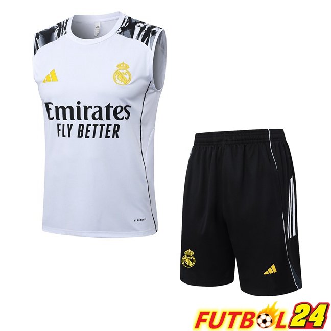 Chalecos De Futbol Real Madrid + Cortos Blanco 2026/2027