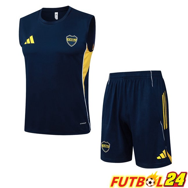Chalecos De Futbol Boca Juniors + Cortos Azul Real 2026/2027
