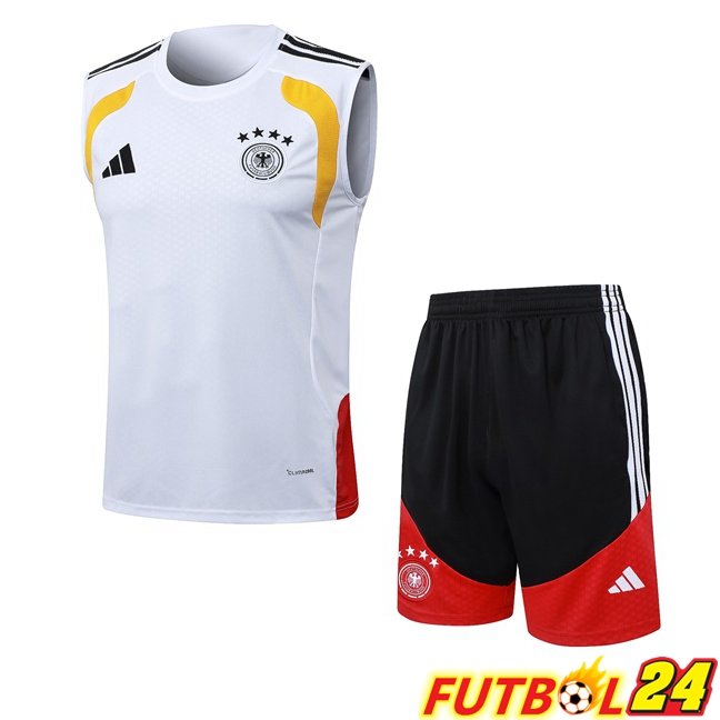 Chalecos De Futbol Alemania + Cortos Blanco 2026/2027