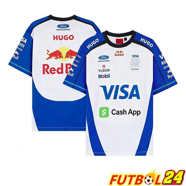 Camiseta Formule 1 Racing Bulls Blanco Azul 2025/2026