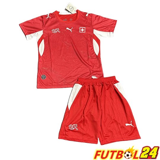 Camisetas De Futbol Suiza Ninos Primera Copa Del Mundo 2026