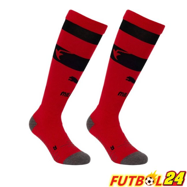 Calcetines De Futbol AC Milan Primera Rojo 2025/2026