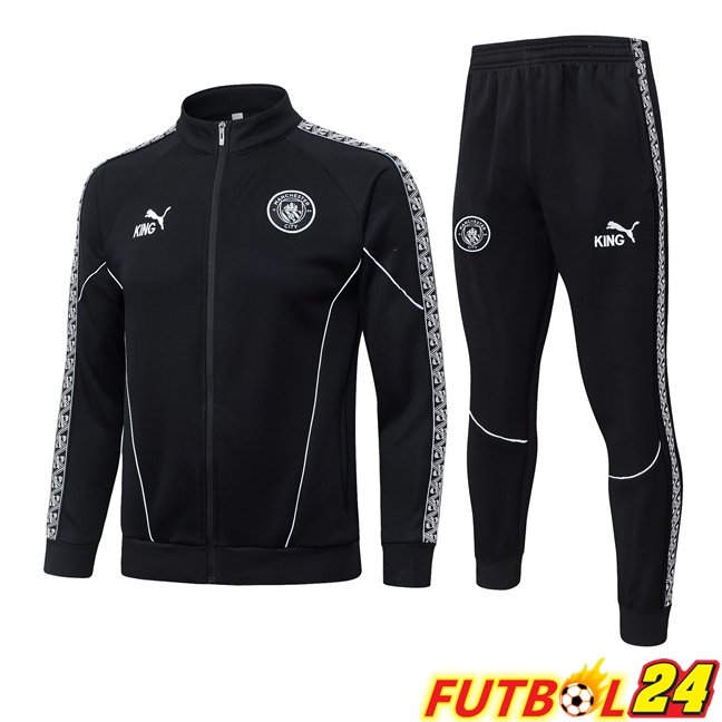 Chandal Equipos De Futbol - Chaqueta Manchester City Negro 2026/2027