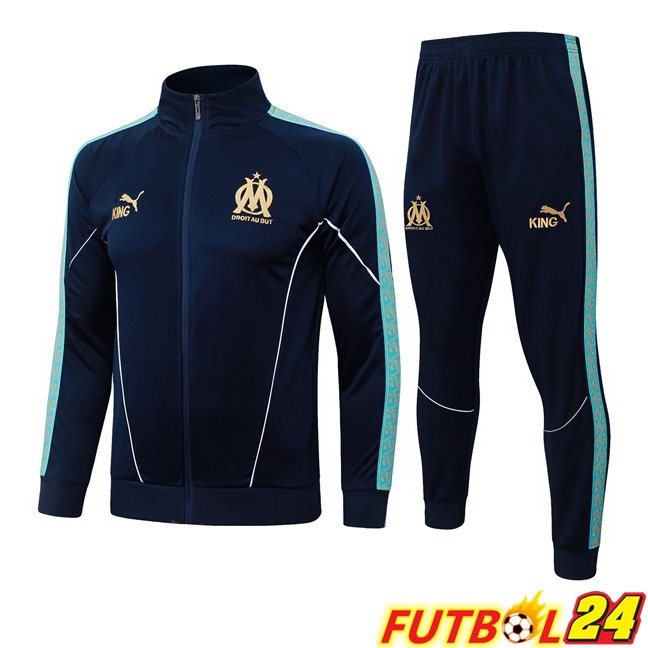 Chandal Equipos De Futbol - Chaqueta Marsella OM Azul Real 2026/2027