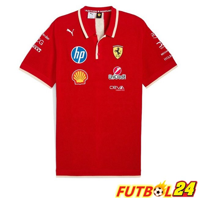 Polo Formule 1 Ferrari Rojo 2025/2026
