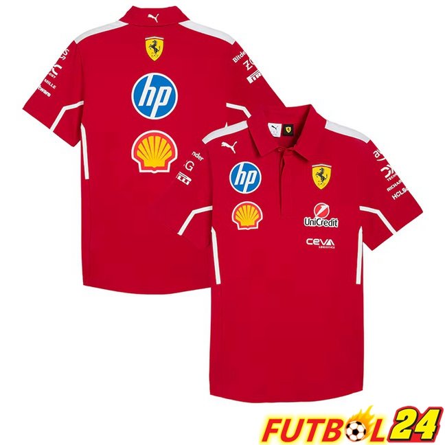 Polo Formule 1 Ferrari Rojo 2025/2026
