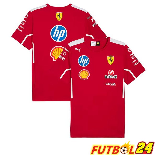Camiseta Formule 1 Ferrari Rojo 2025/2026
