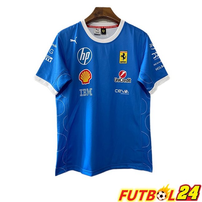 Camiseta Formule 1 Ferrari Azul 2025/2026