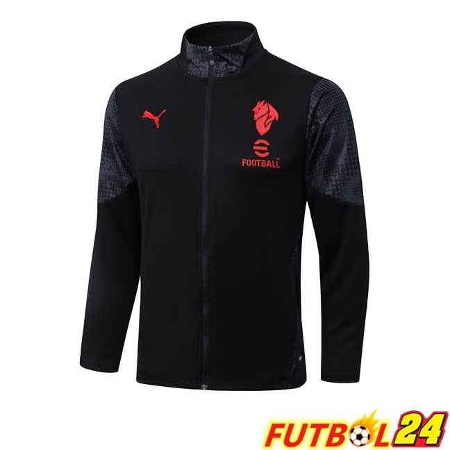 Chaquetas Futbol AC Milan Negro 2026/2027