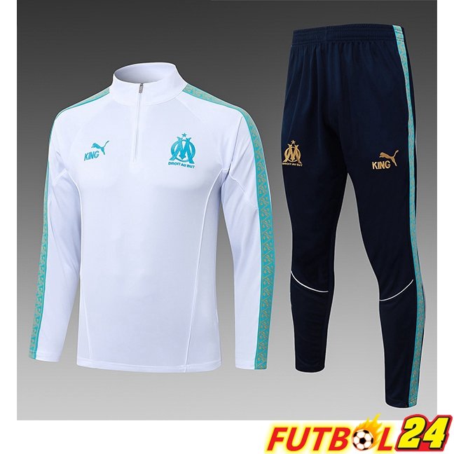 Chandal Equipos De Futbol Marsella OM Ninos Blanco 2026/2027