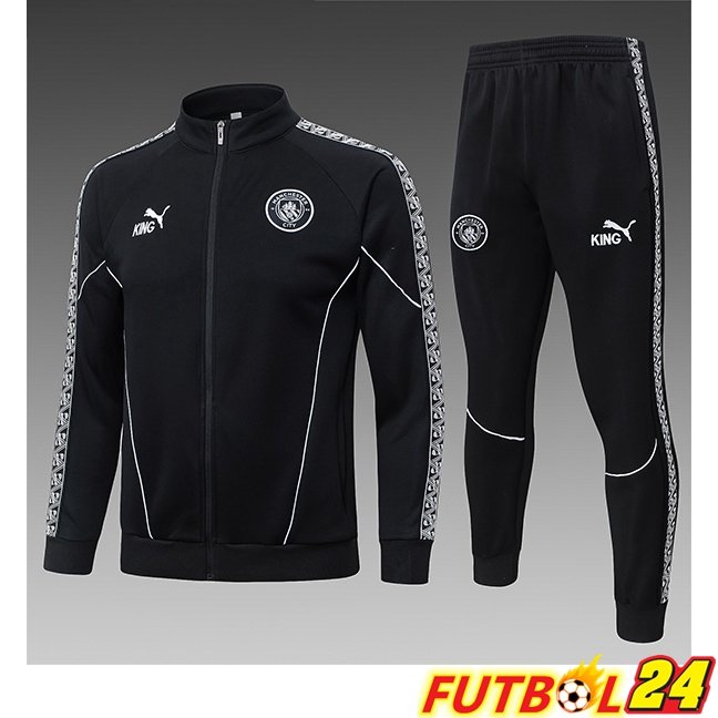 Chandal Equipos De Futbol - Chaqueta Manchester City Ninos Negro 2026/2027