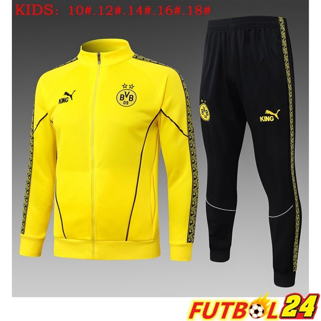 Chandal Equipos De Futbol - Chaqueta Dortmund BVB Ninos Amarillo 2026/2027