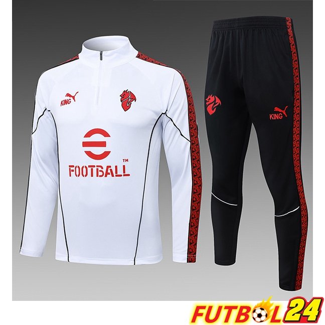 Chandal Equipos De Futbol AC Milan Ninos Blanco 2026/2027