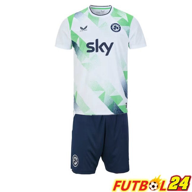 Camisetas De Futbol Irlanda Ninos Segunda Blanco 2026/2027