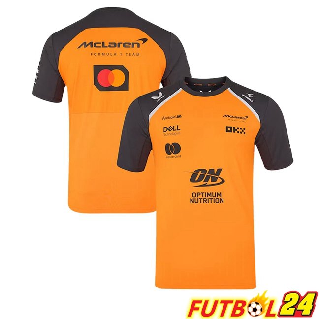 Camiseta Formule 1 McLaren Naranja Azul Real 2025/2026