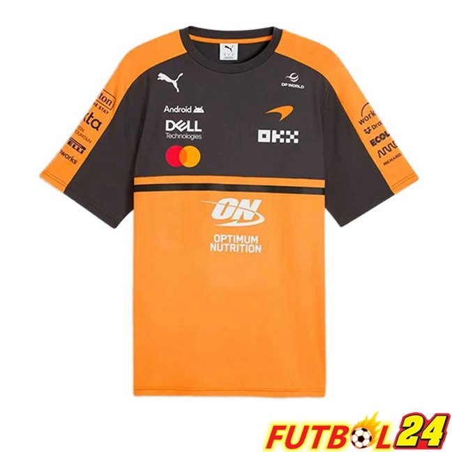 Camiseta Formule 1 McLaren Azul Real Naranja 2025/2026