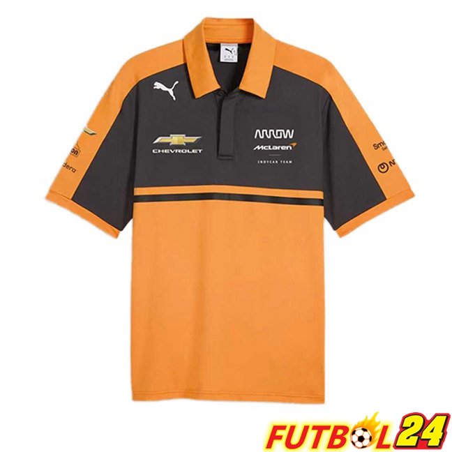 Polo Formule 1 McLaren Azul Real Naranja 2025/2026