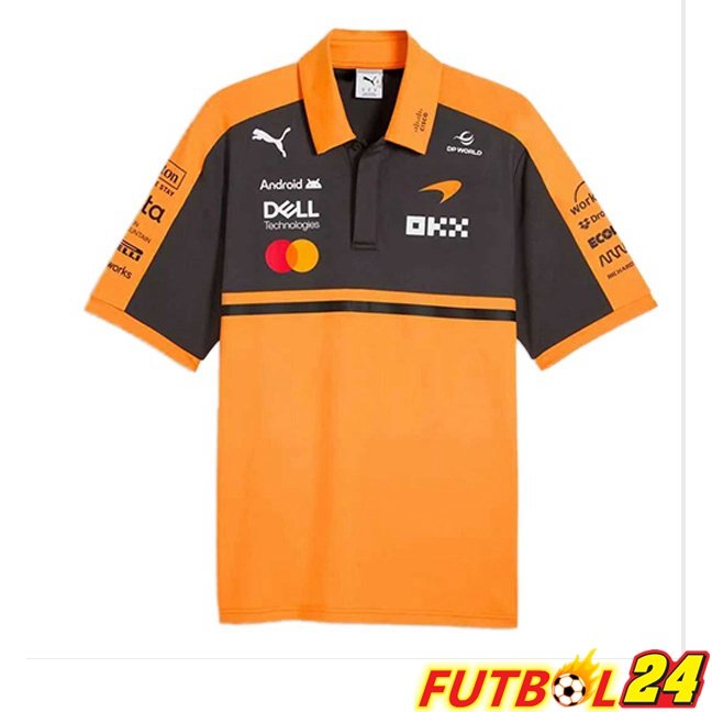 Polo Formule 1 McLaren Azul Real Naranja 2025/2026