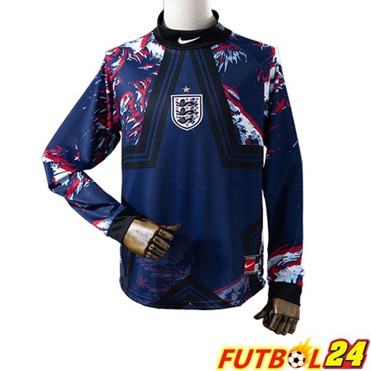 Camisetas De Futbol Inglaterra Manga Larga Portero Azul marino 2026/2027