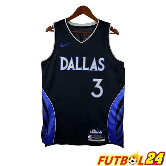 Camiseta Dallas Mavericks (DAVIS #3) Negro/Azul 2025/2026