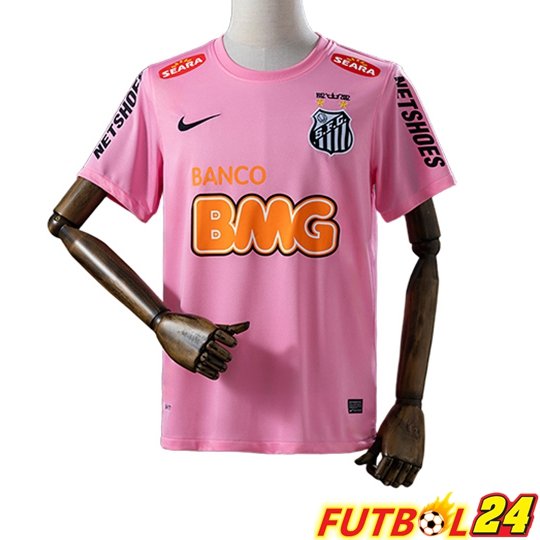 Camisetas De Futbol Santos Retro Rosado 2012/2013