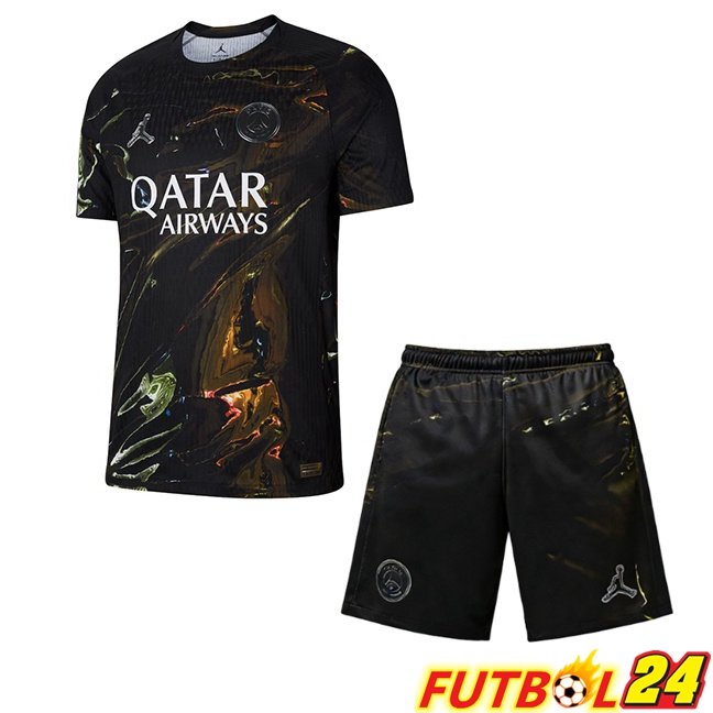 Camisetas De Futbol Paris PSG Ninos Edición Especial Negro 2025/2026