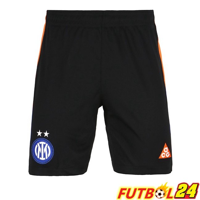Cortos de Futbol Inter Milan Cuarta Negro 2025/2026