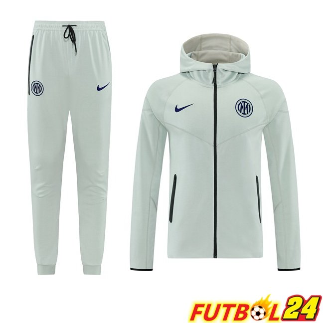 Chandal Futbol - Sudadera Con Capucha Inter Milan Gris 2026/2027
