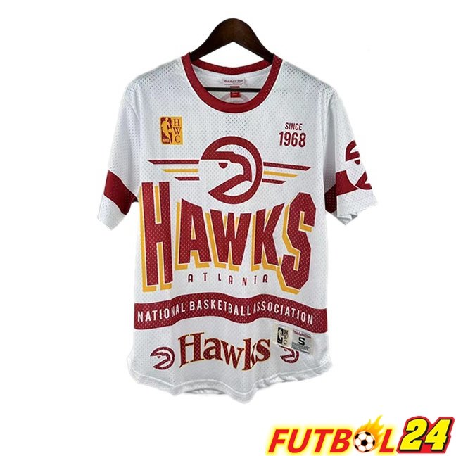 Camiseta NBA Atlanta Hawks Edición Especial Retro Blanco Rojo 2025/2026
