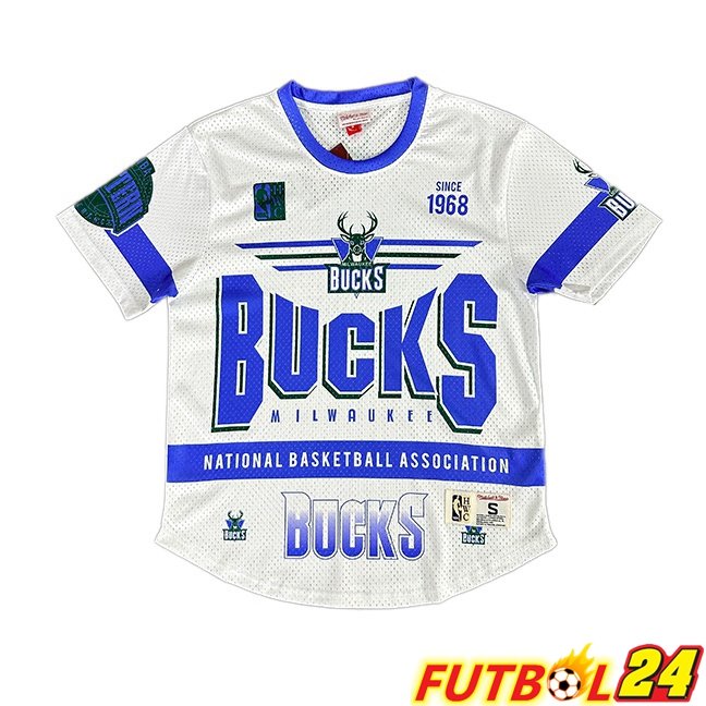 Camiseta NBA Milwaukee Bucks Edición Especial Retro Azul 2025/2026