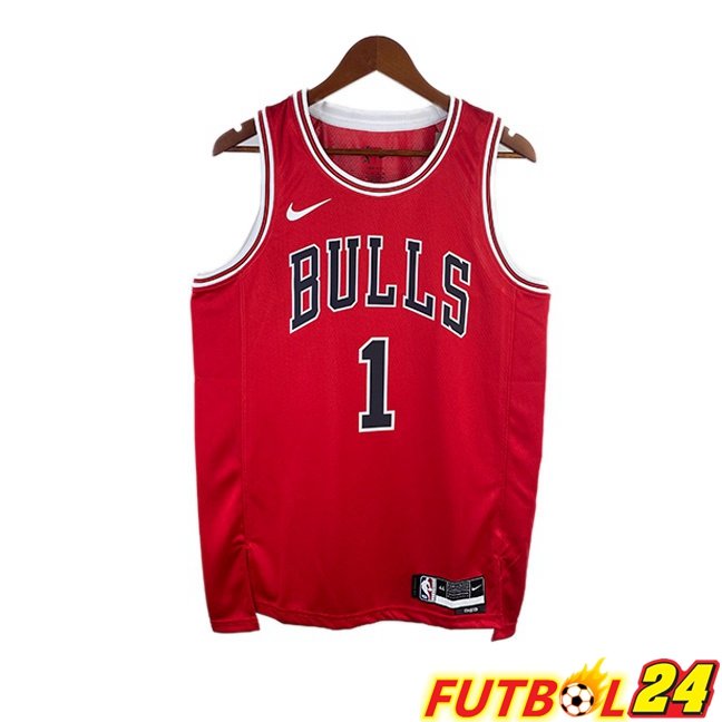 Camiseta NBA Chicago Bulls (Derrick Rosado 1) Retr Rojo 2022-2023