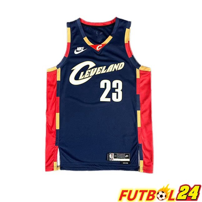 Camiseta NBA Cleveland Cavaliers (LeBron James 23) Retro Azul Real 2006-2009
