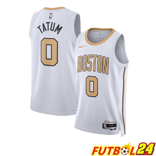 Camiseta NBA Boston Celtics (Jayson Tatum 0) Blanco 2025/2026