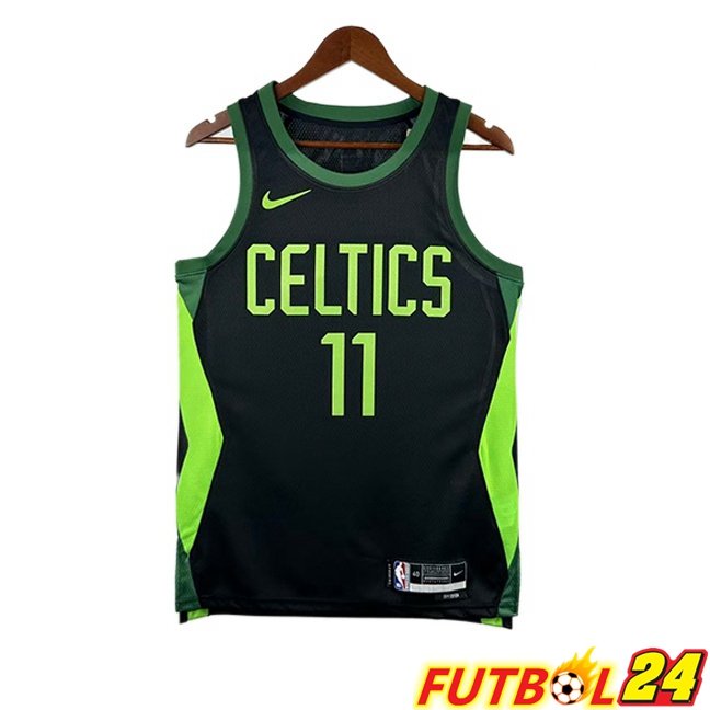 Camiseta NBA Boston Celtics (Kyrie Irving 11) Negro Verde 2024/2025