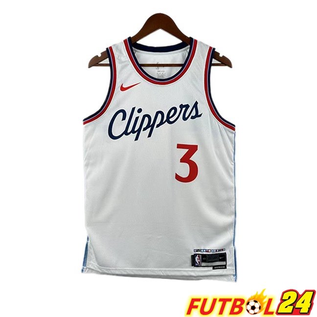 Camiseta NBA Los Angeles Clippers (Chris Paul 3) Blanco 2024/2025
