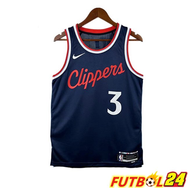 Camiseta NBA Los Angeles Clippers (Chris Paul 3) Azul Real 2024/2025