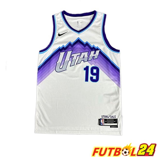 Camiseta NBA Utah Jazz (Ace Bailey 19) Blanco 2025/2026