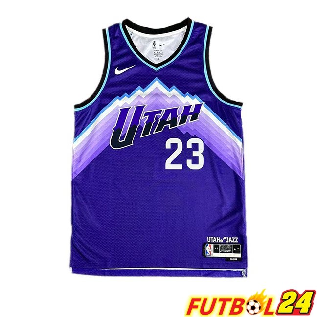 Camiseta NBA Utah Jazz (Lauri Markkanen 23) Púrpura 2025/2026