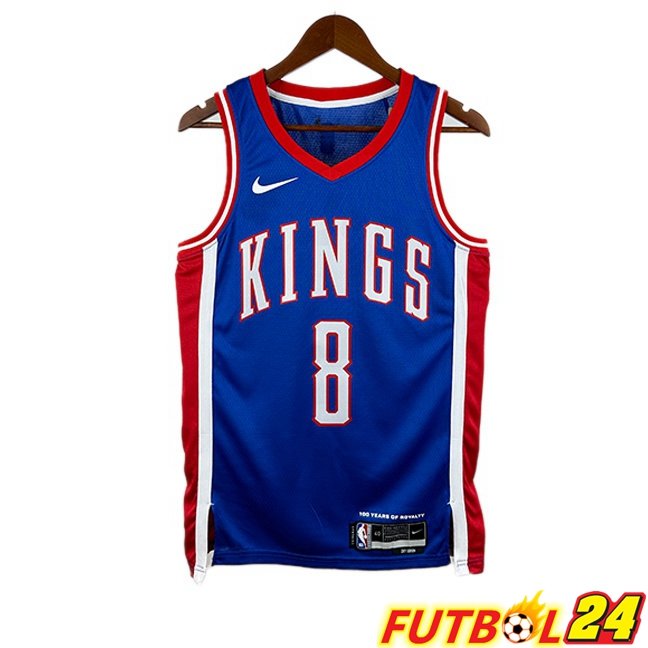 Camiseta NBA Sacramento Kings (Zach LaVine 8) Azul 2024/2025
