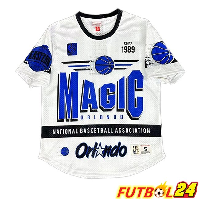 Camiseta NBA Orlando Magic Edición Especial Retro Blanco Azul 2025/2026