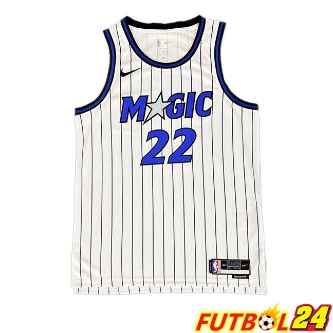 Camiseta NBA Orlando Magic (Franz Wagner 22) Blanco 2025/2026