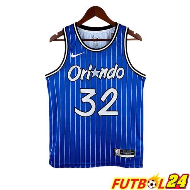 Camiseta NBA Orlando Magic (Shaquille O'Neal 32) Retro Azul 2018/2019