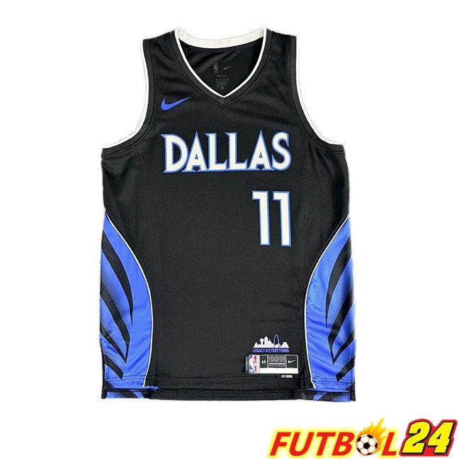 Camiseta NBA Dallas Mavericks (Kyrie Irving 11) Negro 2025/2026