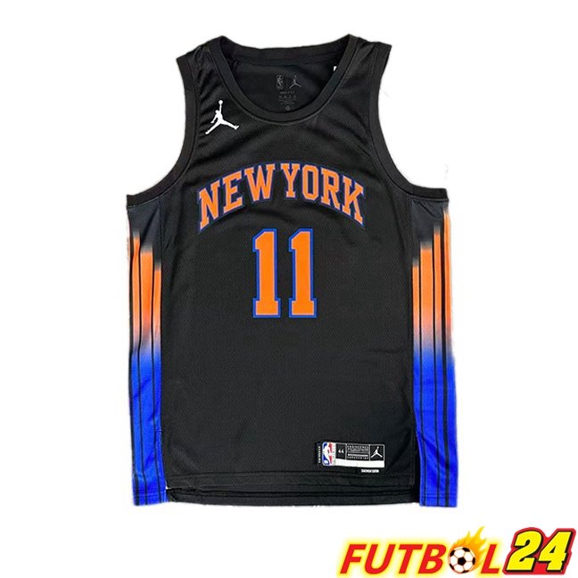 Camiseta NBA New York Knicks (Jalen Brunson 11) Negro 2025/2026