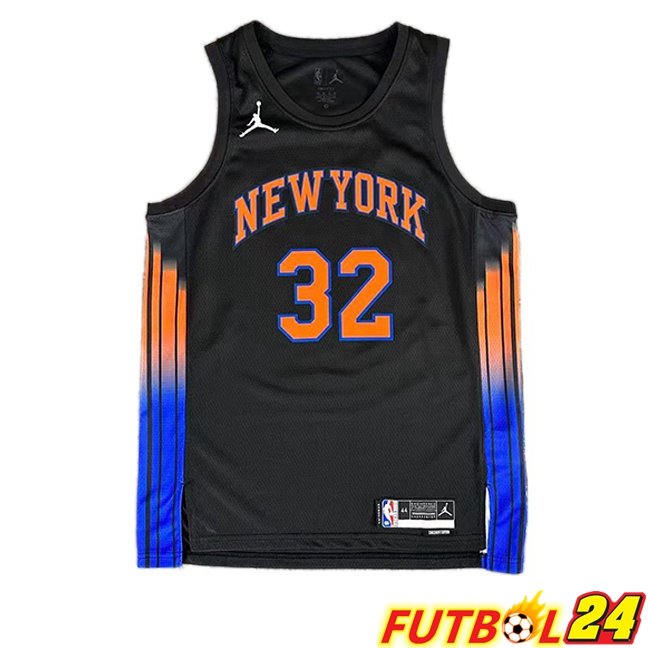 Camiseta NBA New York Knicks (Karl-Anthony Towns 32) Negro 2025/2026