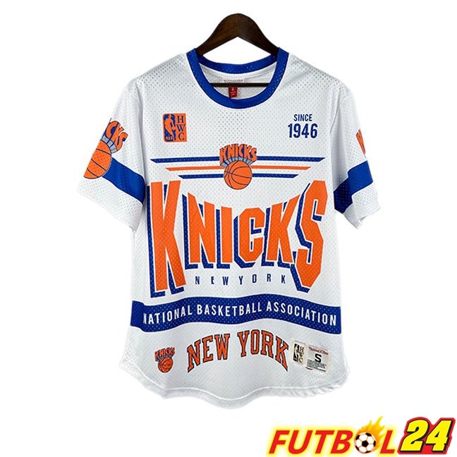 Camiseta NBA New York Knicks Edición Especial Retro Blanco Naranja 2025/2026