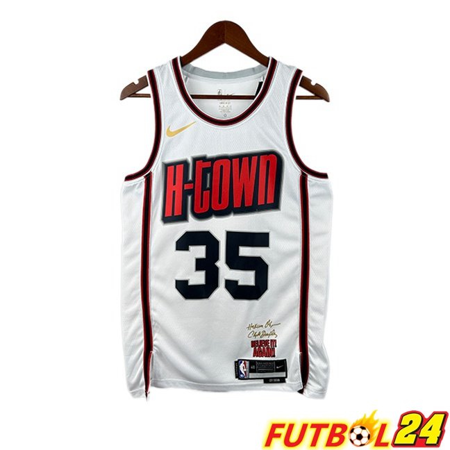 Camiseta NBA Houston Rockets (Kevin Durant 35) Blanco 2024/2025