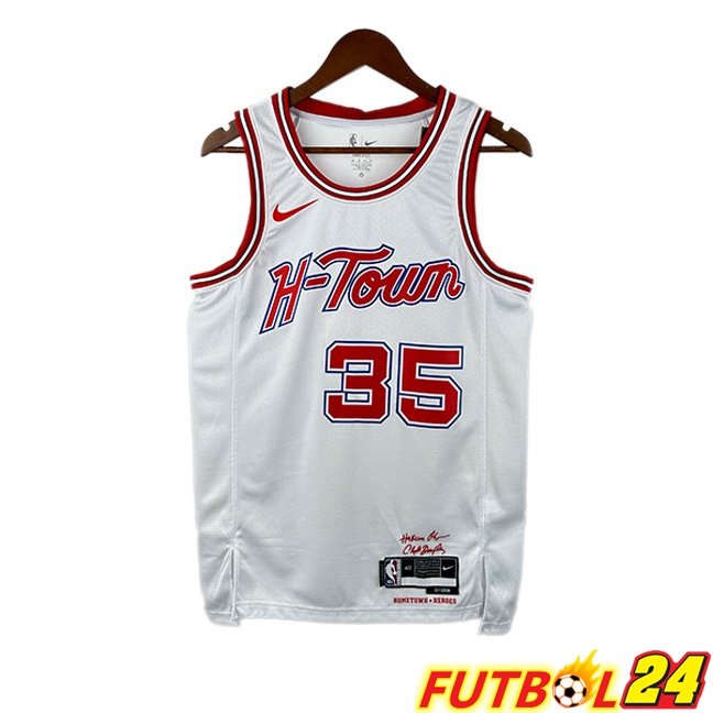 Camiseta NBA Houston Rockets (Kevin Durant 35) Blanco 2023/2024
