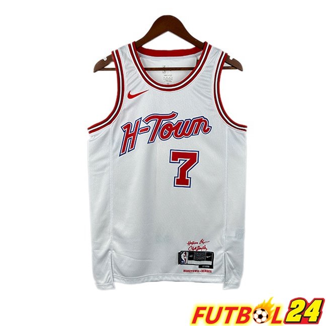 Camiseta NBA Houston Rockets (Kevin Durant 7) Blanco 2025/2026